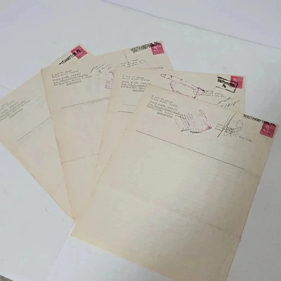 Nixon Model Company Order Forms Lot of 5 Vintage 1951 S Gauge Model Railroad - Picture 2 of 4